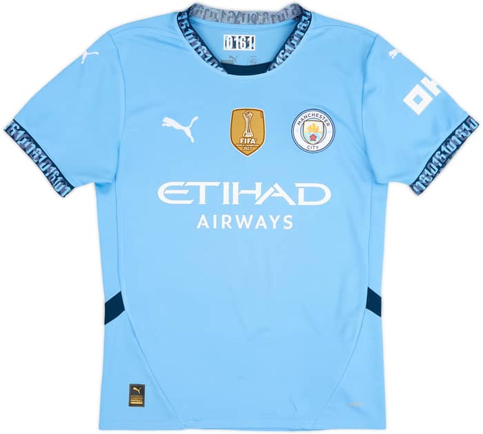 2024-25 Manchester City Home Shirt Haaland #9 - 8/10 - (S)