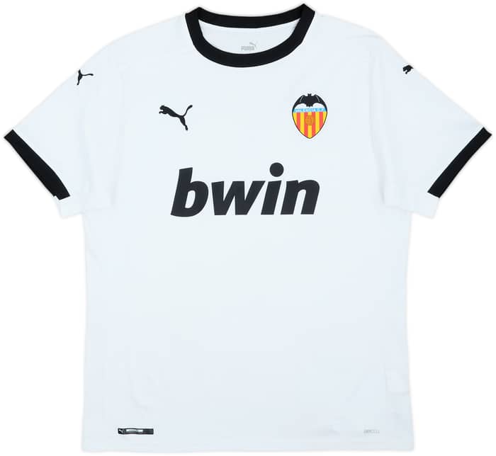 2020-21 Valencia Home Shirt - 8/10 - (L)