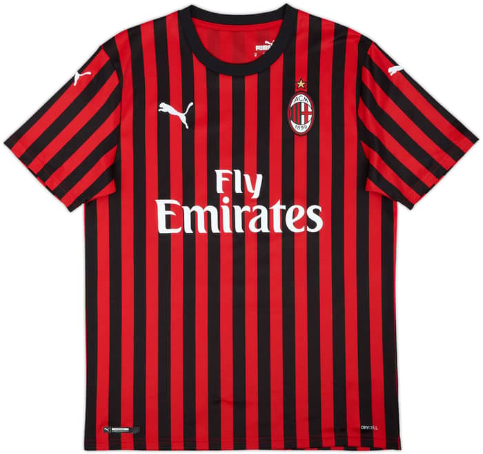 2019-20 AC Milan Home Shirt Ibrahimovic #21 - 9/10 - (M)