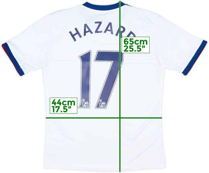2013-14 Chelsea Away Shirt Hazard #17 - 8/10 - (L.Boys)