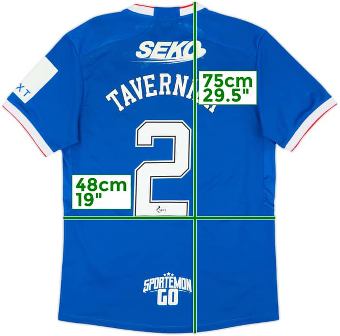 2022-23 Rangers Home Shirt Tavernier #2 - 5/10 - (M)