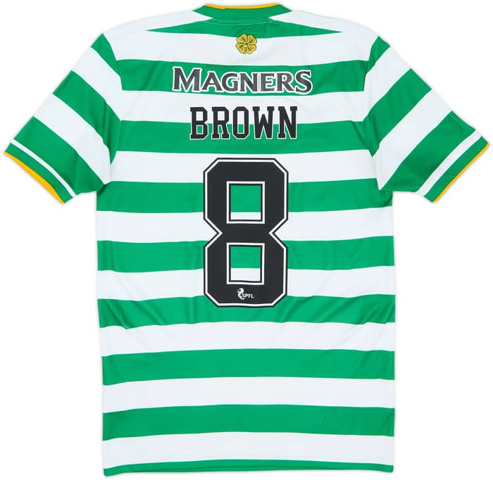 2020-21 Celtic Home Shirt Brown #8 - 8/10 - (XS)