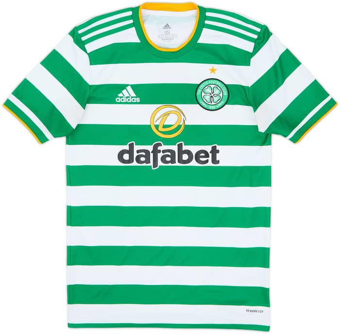 2020-21 Celtic Home Shirt Brown #8 - 8/10 - (XS)