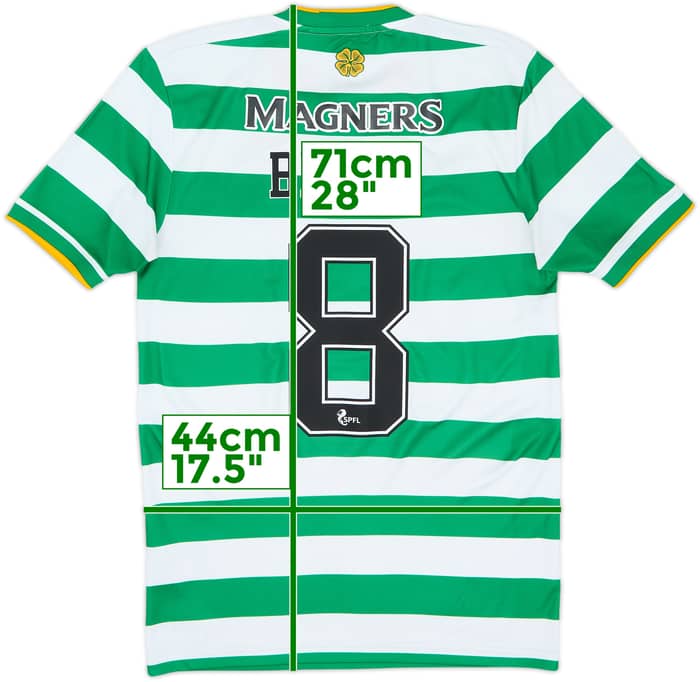 2020-21 Celtic Home Shirt Brown #8 - 8/10 - (XS)