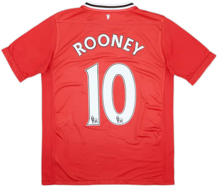 2011-12 Manchester United Home Shirt Rooney #10 - 6/10 - (XL.Boys)