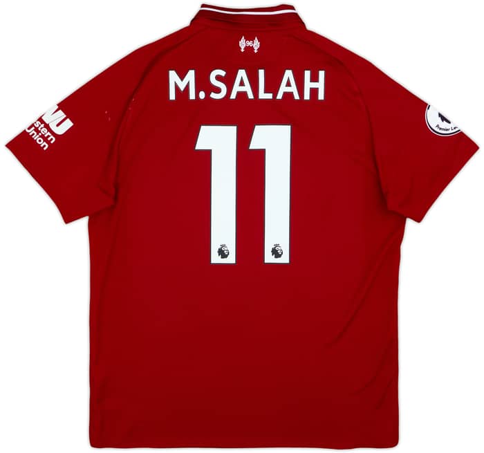 2018-19 Liverpool Home Shirt M.Salah #11 - 7/10 - (M)