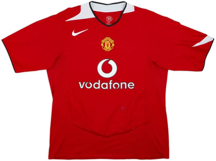 2004-06 Manchester United Home Shirt Ronaldo #7 - 6/10 - (L)