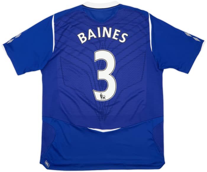 2007-08 Everton Home Shirt Baines #3 - 6/10 - (L)