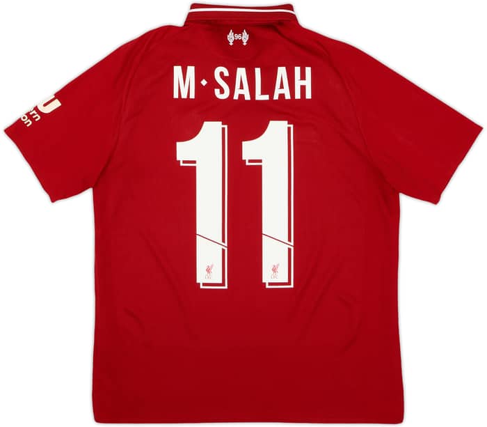 2018-19 Liverpool Home Shirt M.Salah #11 - 6/10 - (XL.Boys)