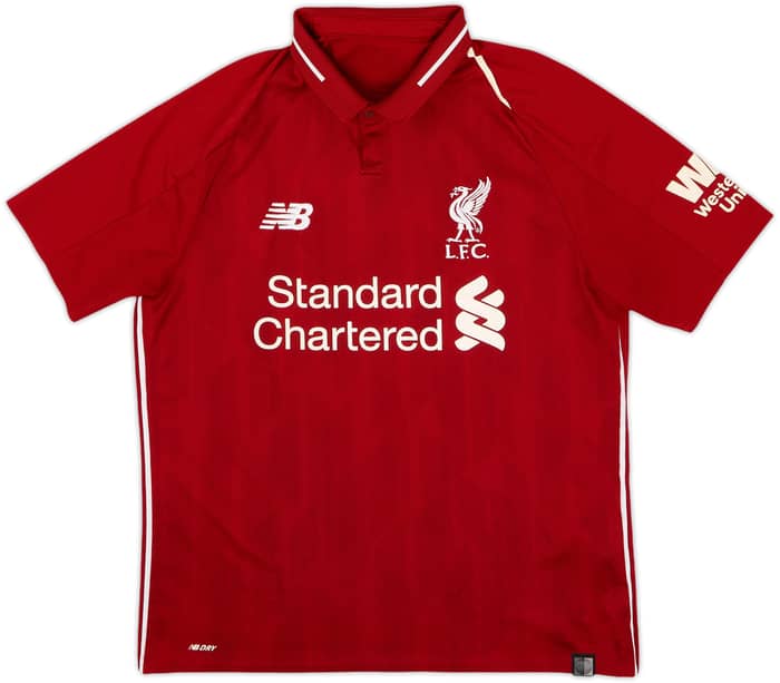 2018-19 Liverpool Home Shirt M.Salah #11 - 6/10 - (XL.Boys)