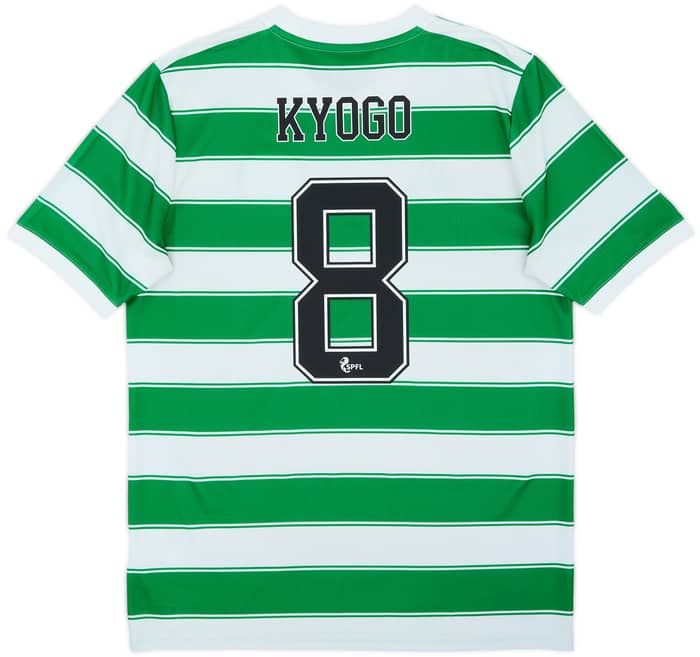 2021-22 Celtic Home Shirt Kyogo #8 - 6/10 - (XL.Boys)