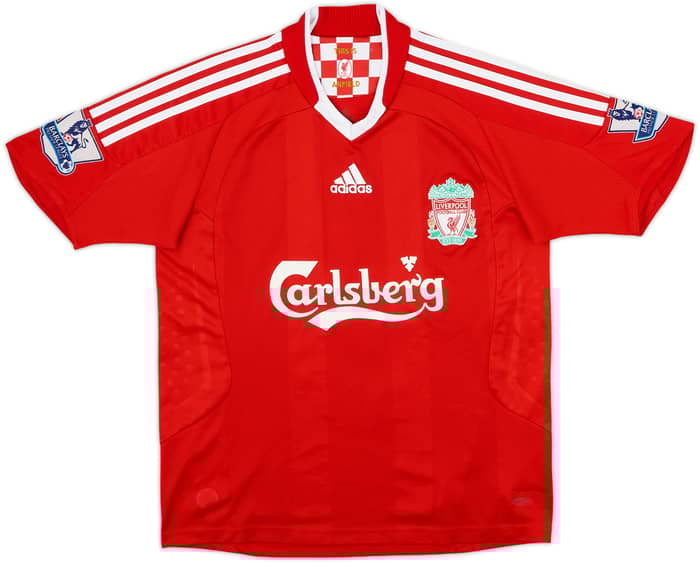 2008-10 Liverpool Home Shirt Torres #9 - 5/10 - (L.Boys)