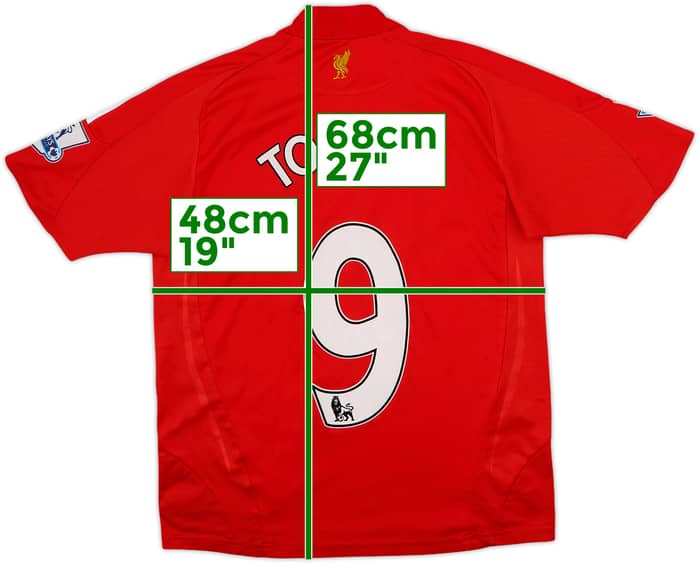 2008-10 Liverpool Home Shirt Torres #9 - 5/10 - (L.Boys)