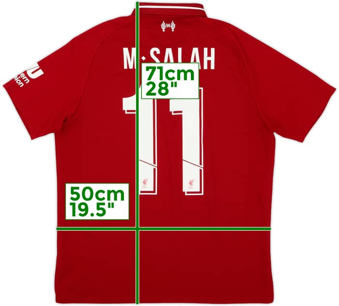 2018-19 Liverpool Home Shirt M.Salah #11 - 8/10 - (M)