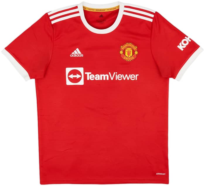 2021-22 Manchester United Home Shirt R.Varane #19 - 8/10 - (L)