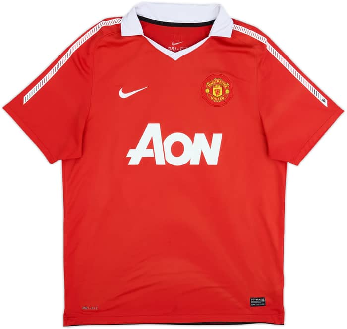 2010-11 Manchester United Home Shirt Rooney #10 - 7/10 - (L)