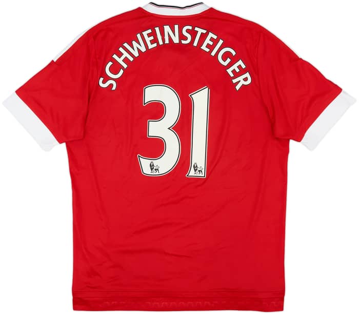 2015-16 Manchester United Home Shirt Schweinsteiger #31 - 5/10 - (L)