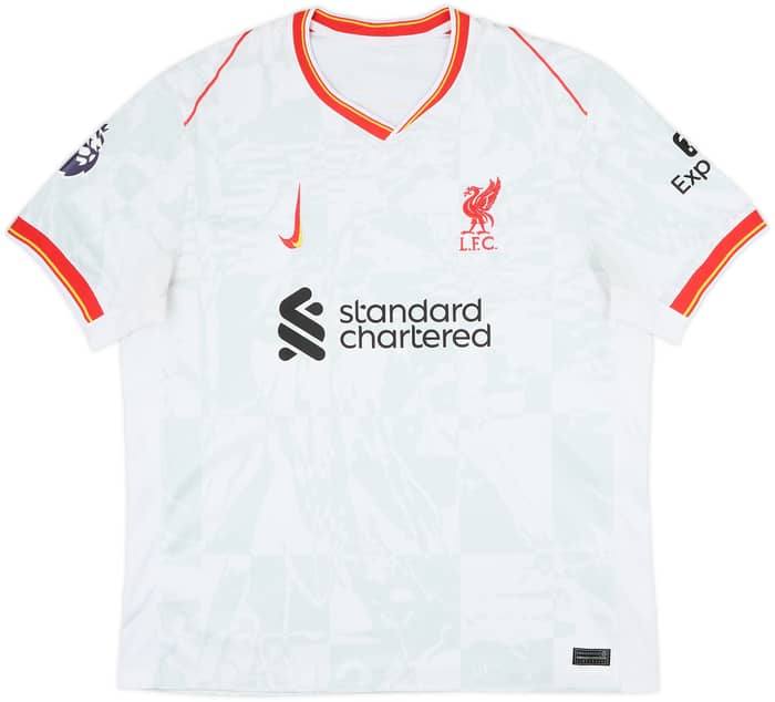 Camiseta de la tercera equipación del Liverpool 2024-25 Virgil #4 - 10/10 - (XL)