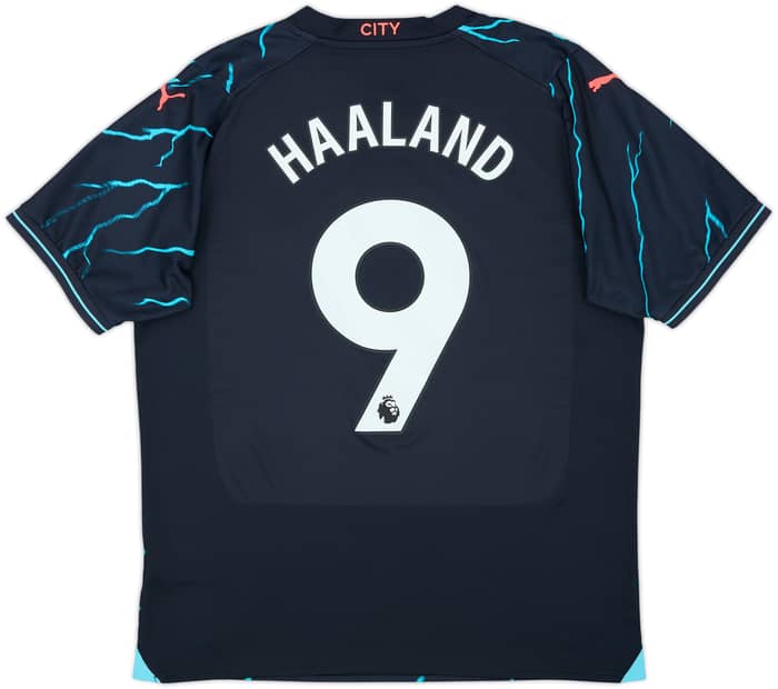 2023-24 Manchester City Third Shirt Haaland #9 - 10/10 - (L)