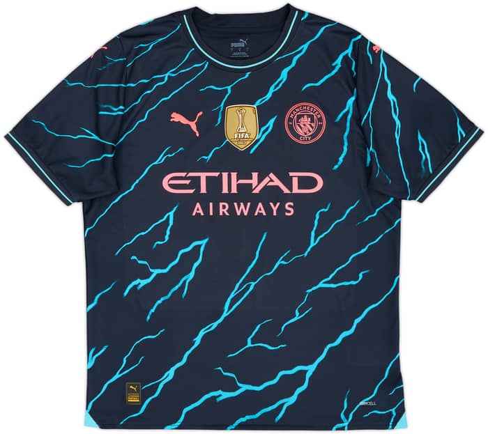 2023-24 Manchester City Third Shirt Haaland #9 - 10/10 - (L)