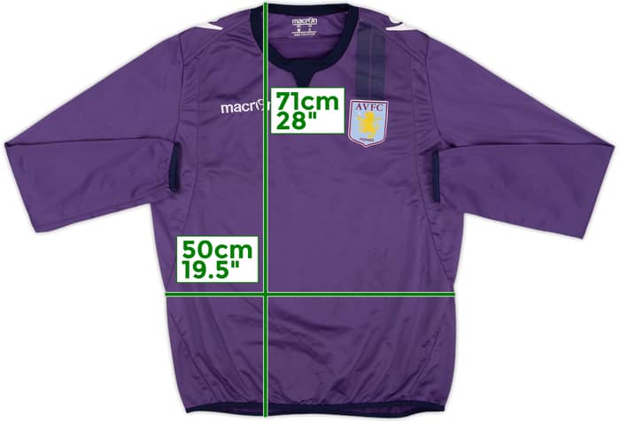 2012-13 Aston Villa Macron Drill Top - 8/10 - (S)