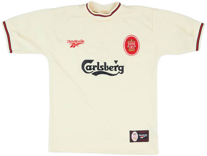 1996-97 Liverpool Away Shirt and Shorts - 6/10 - (XL.Boys)