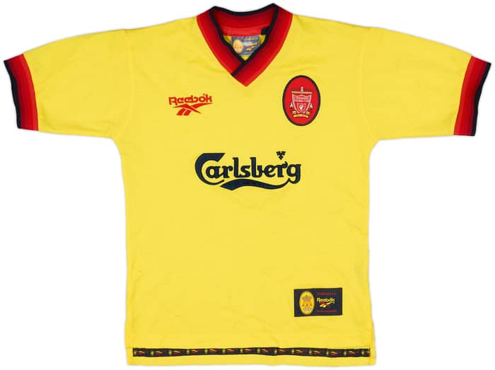 1997-99 Liverpool Away Full Kit - 7/10 - (M.Boys)
