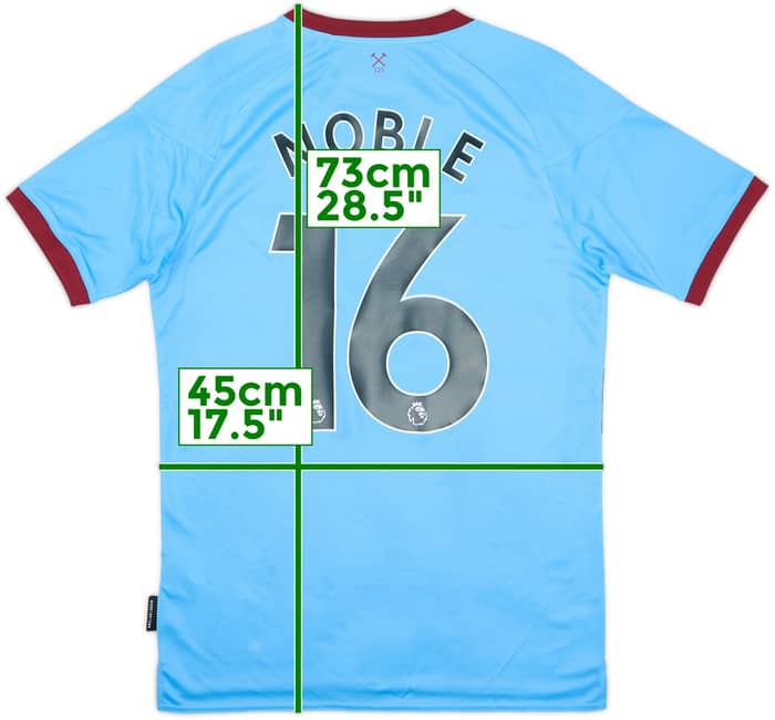 2020-21 West Ham Visitante Camiseta Noble #16 (S)