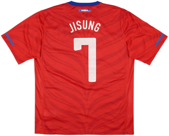 2010-12 South Korea Home Shirt Jisung #7 - 5/10 - (XXL)