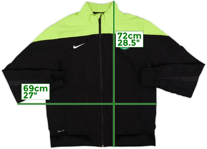 2013-14 Celtic Nike Track Jacket - 8/10 - (L)