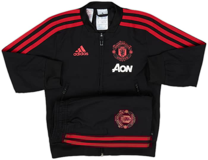 2018-19 Manchester United adidas Tracksuit - 8/10 - (2-3 Years)