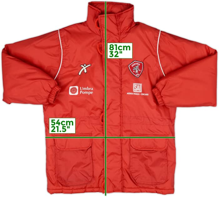 2001-02 Perugia Galex Padded Bench Coat - 7/10 - (S)