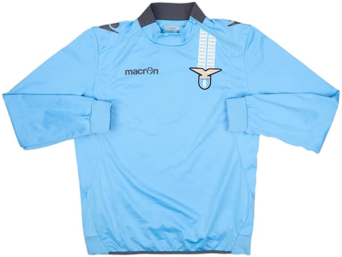 2013-14 Lazio Macron 1/4 Zip Training Top - 8/10 - (L)