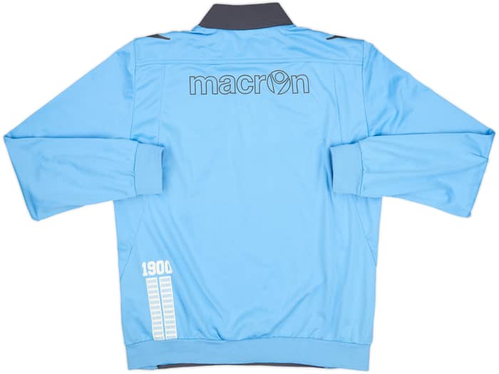 2013-14 Lazio Macron 1/4 Zip Training Top - 8/10 - (L)