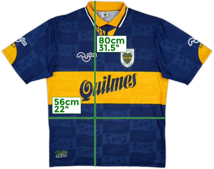 1995-97 Boca Juniors Home Shirt - 5/10 - (L)
