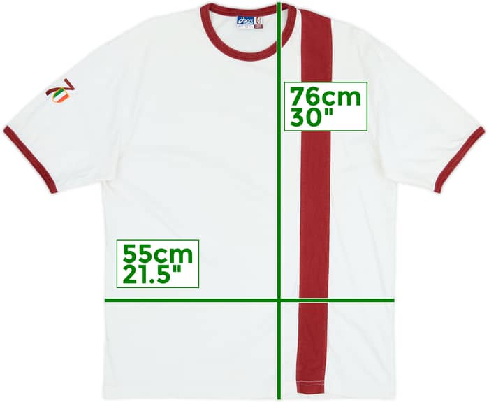 2001-02 Torino Asics Cotton Tee - 7/10 - (XL)