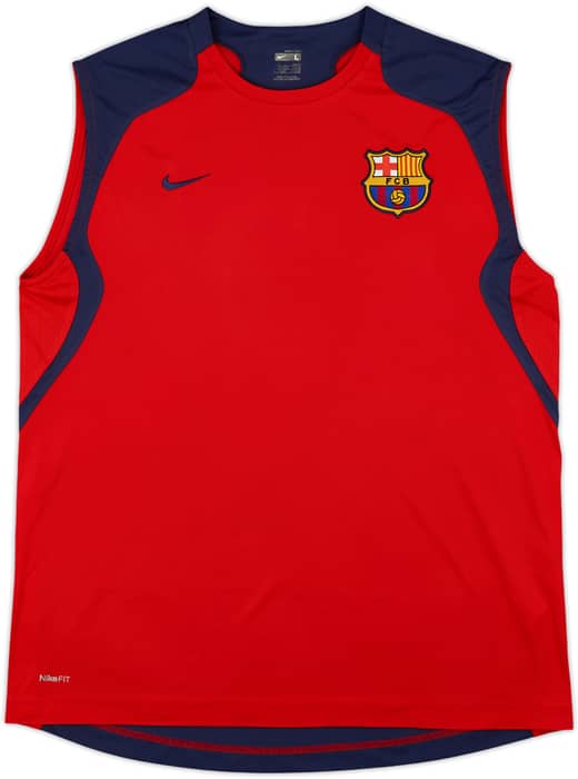2007-08 Barcelona Nike Training Vest - 9/10 - (L)