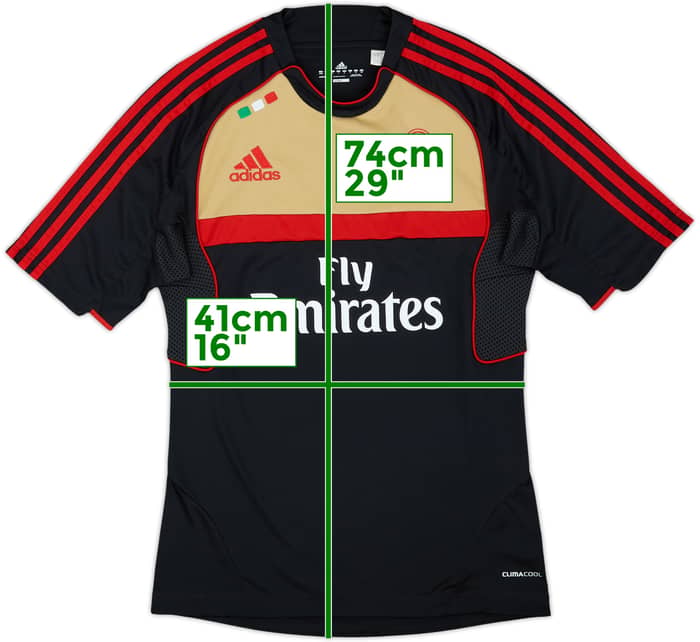 2011-12 AC Milan adidas Training Shirt - 10/10 - (S)