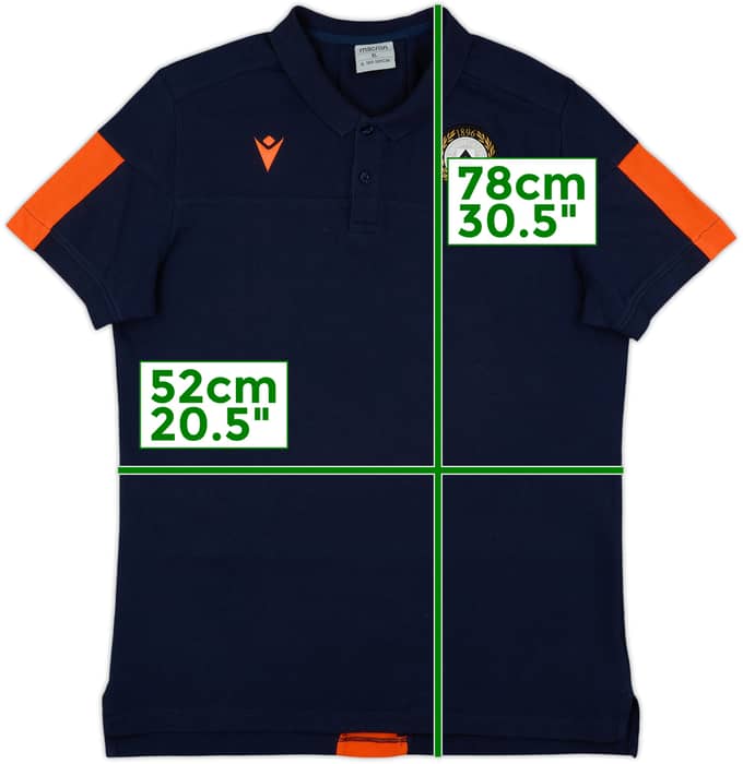 2019-20 Udinese Macron Polo Shirt - 8/10 - (Women's XL)