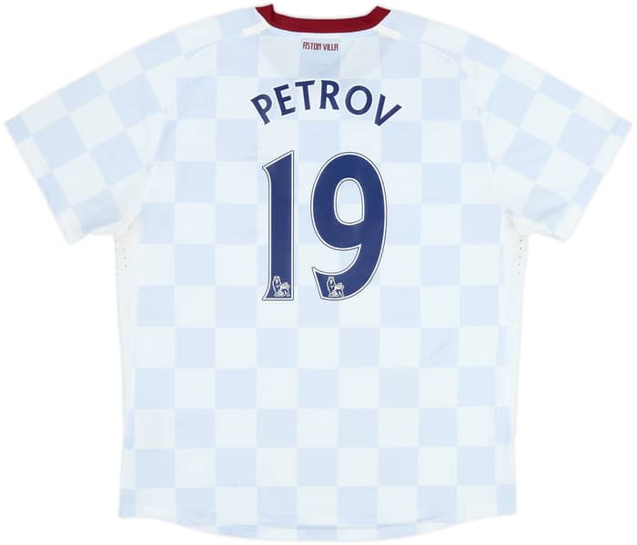 2011-12 Aston Villa Player Issue Away Shirt Petrov #19 - 6/10 - (XXL)
