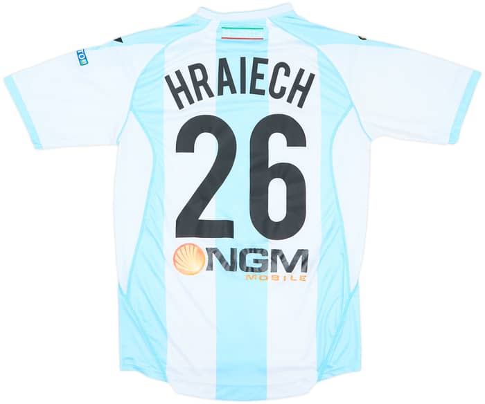 2014-15 Virtus Entella Match Issue Home Shirt Hraiech #26