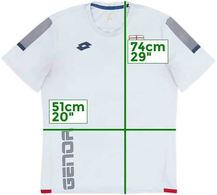 2018-19 Genoa Lotto Training Shirt - 5/10 - (XL)