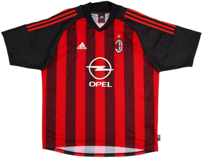 2002-03 AC Milan Home Shirt Shevchenko #7 - 8/10 - (L)
