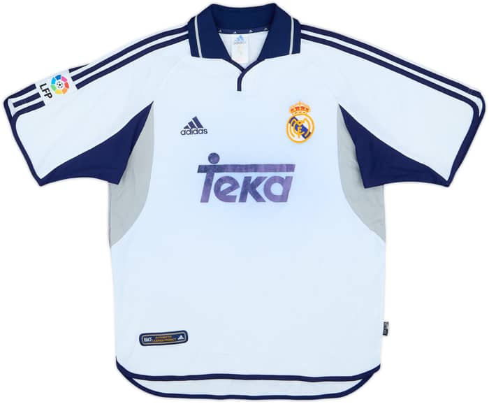 2000-01 Real Madrid Home Shirt - 4/10 - (M)
