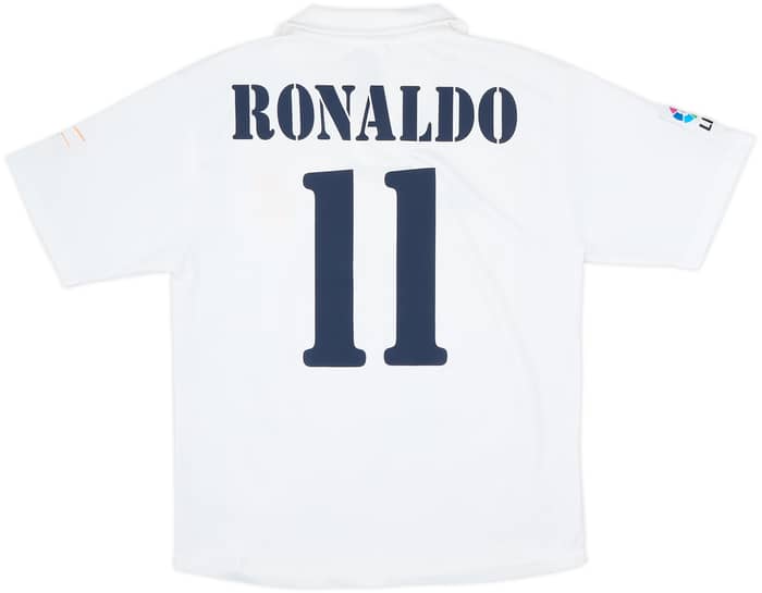 2002-03 Real Madrid Centenary Home Shirt Ronaldo #11 - 6/10 - (S)