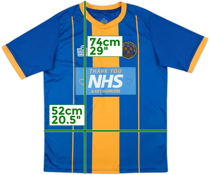 2019-20 Shrewsbury Town Home Shirt - 9/10 - (L)