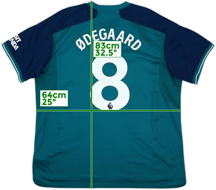 2023-24 Arsenal Third Shirt Odegaard #8 - 10/10 - (XXL)