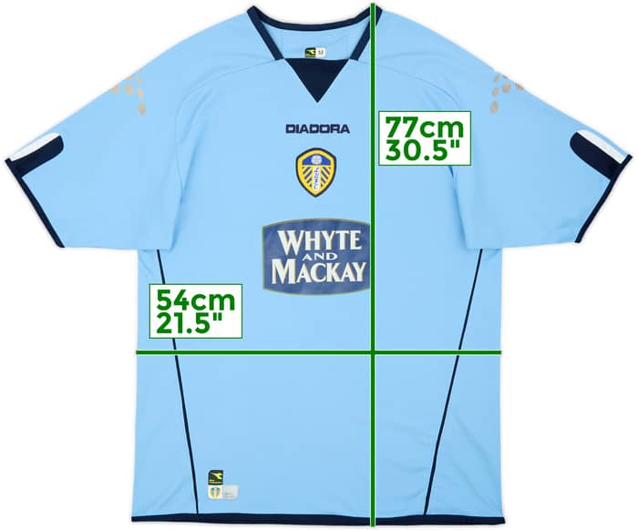 Camiseta de visitante del Leeds United 2004-05 - 7/10 - (M)