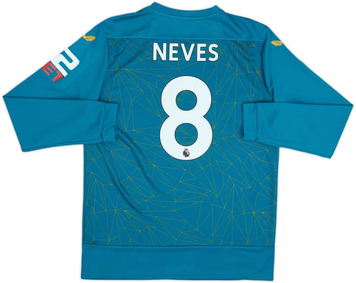 Camiseta de visitante de manga larga del Wolves 2022-23 Neves #8 - 9/10 - (L)