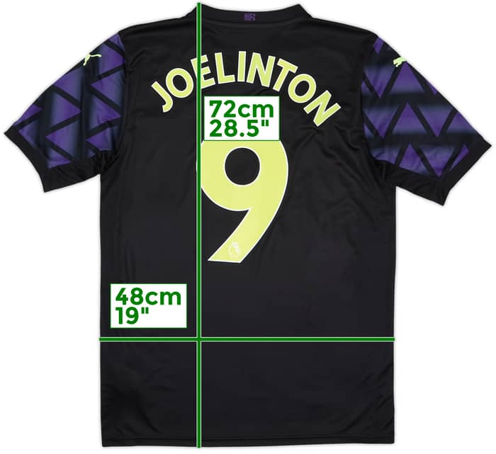 2020-21 Newcastle Third Shirt Joelinton #9 - 8/10 - (M)
